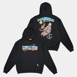 NWT PSYCHEDELIC CIVILIZED HOODIE Size XL
